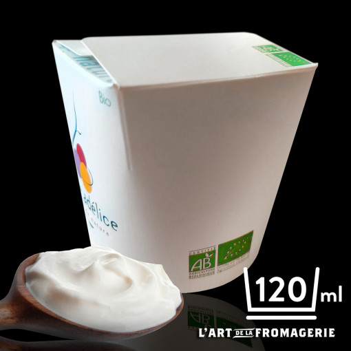 Glace Fromage blanc de chèvre Bio – 120 ml