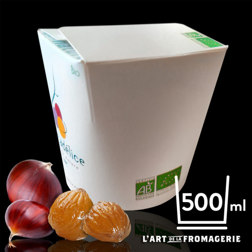 Sorbet Châtaigne / Marrons confits Bio – 500 ml