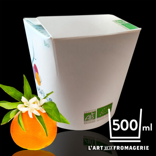 Glace Fleur d’oranger Bio – 500 ml