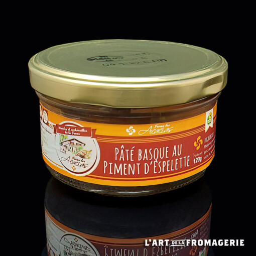 Pâté basque au piment d&rsquo;Espelette sans sel nitrité – 120g