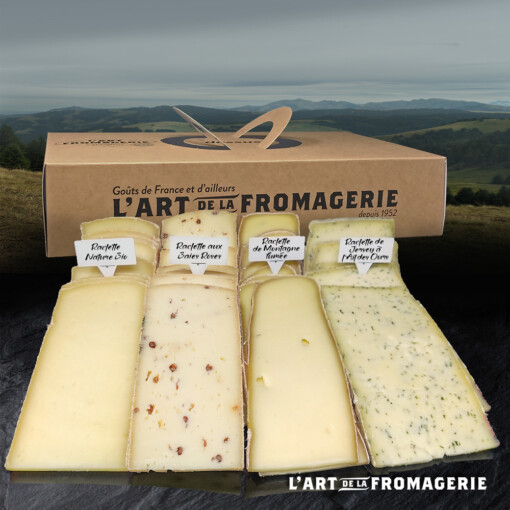 Boîte raclette 4 fromages pour 4 pers.